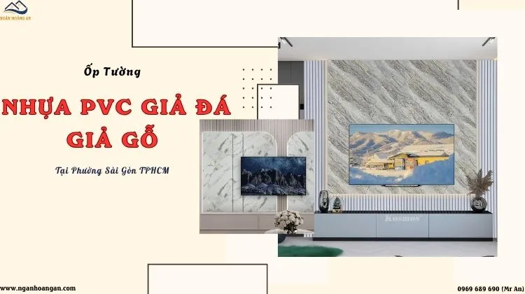 Ốp Tường Nhựa PVC Giả Đá, Giả Gỗ Tại Phường Sài Gòn TPHCM Ốp Tường Nhựa PVC Giả Đá, Giả Gỗ Tại Phường Sài Gòn TPHCM