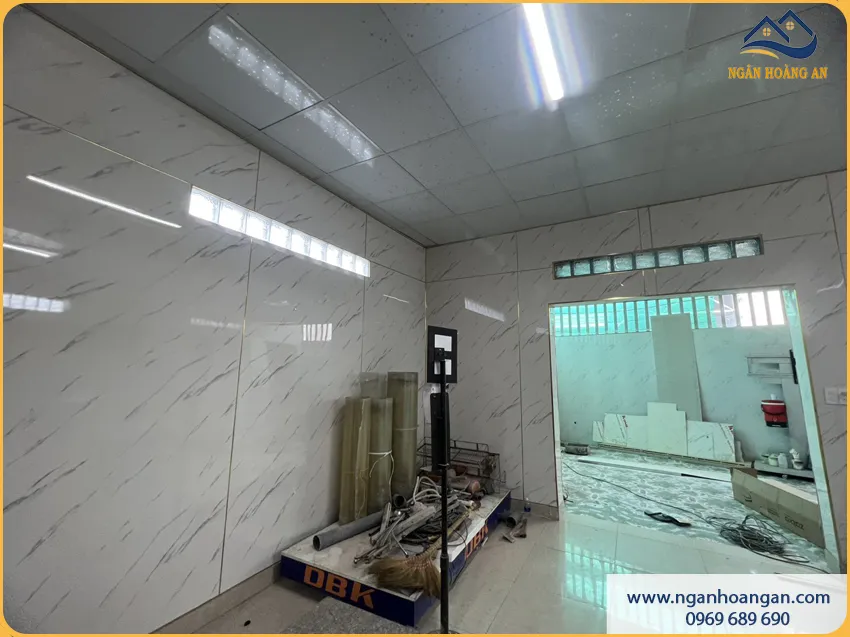 Ốp Tường Phòng Bếp Bằng PVC Giả Đá Chống Ẩm Hiệu Quả