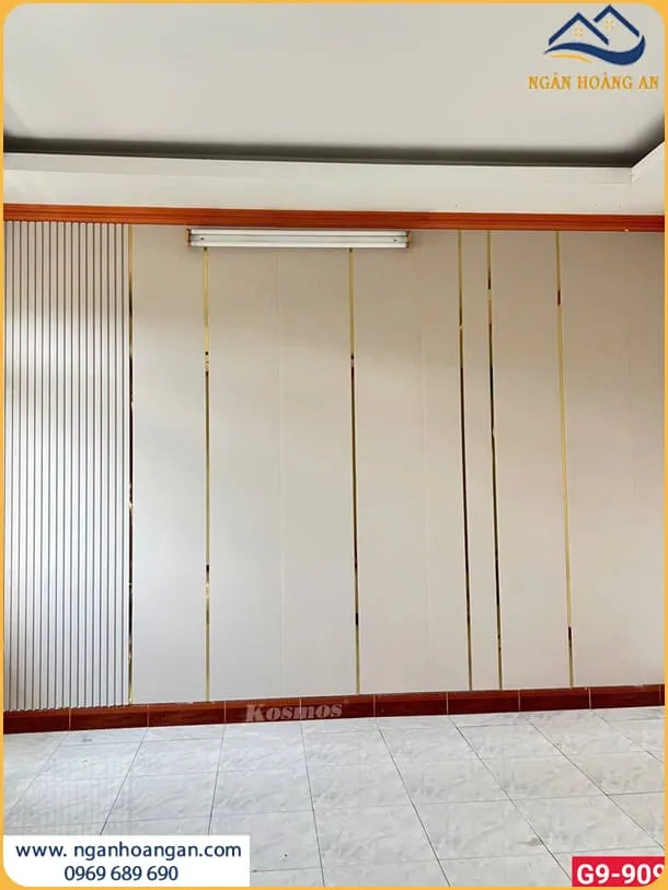 Ốp Tường Phòng Khách Bằng Lam Sóng Nhựa Giả Gỗ Ốp Tường Phòng Khách Bằng Lam Sóng Nhựa Giả Gỗ