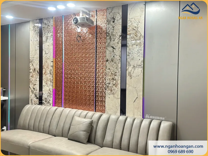 Ốp Tường Phòng Khách Bằng Than Tre Hạn Chế Bám Bẩn Ốp Tường Phòng Khách Bằng Than Tre Hạn Chế Bám Bẩn