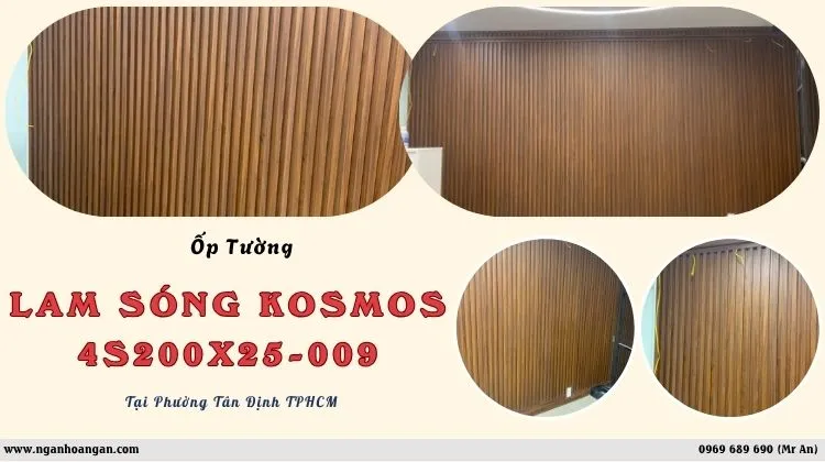 Ốp Tường Lam Sóng Kosmos 4S200X25-009 Tại Phường Tân Định TPHCM