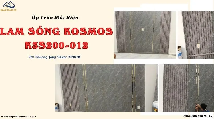 Thi Công Tấm Lam Sóng Kosmos K3S200-012 Phường Long Phước TPHCM