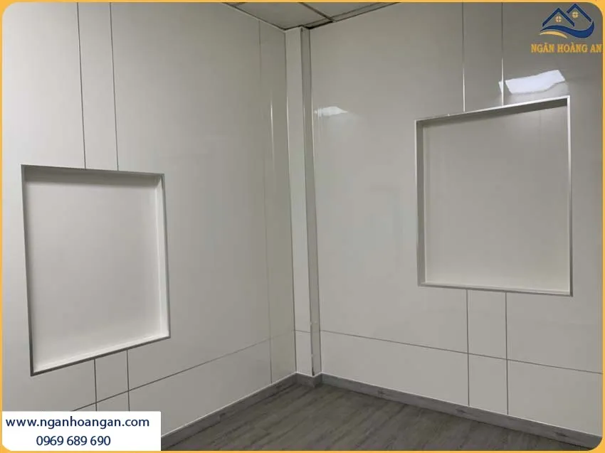 Không Gian Nội Thất Trở Nên Tinh Tế Khi Ốp Tường PVC Trắng Trơn Kosmos