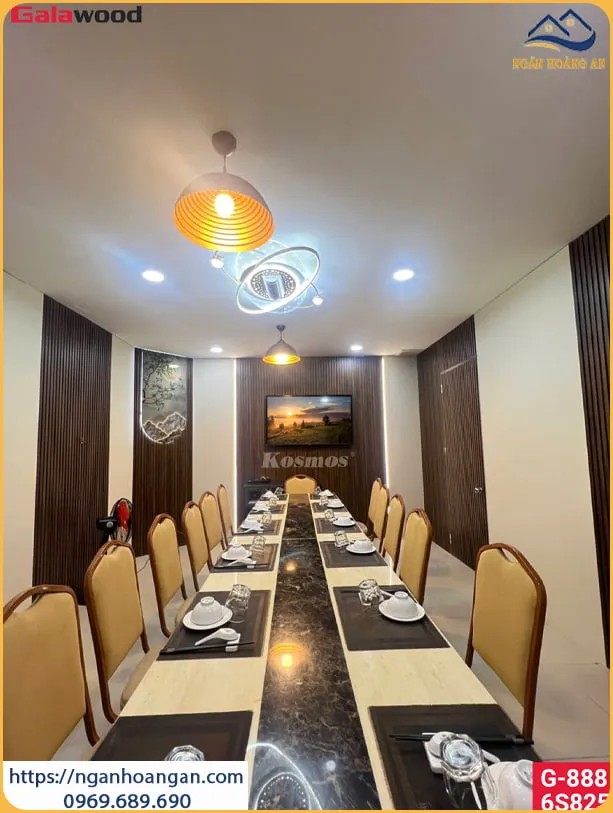 Ốp Tường Tấm Lam Sóng Than Tre Kosmos Tại Phường An Khánh TPHCM