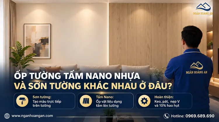 Ốp Tường Tấm Nano Nhựa Và Sơn Tường Khác Nhau Ở Đâu?