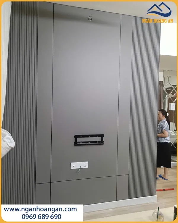 Ốp Tường Tấm Ốp Than Tre iWood SS-9 Cho Nhà Ở Sang Trọng