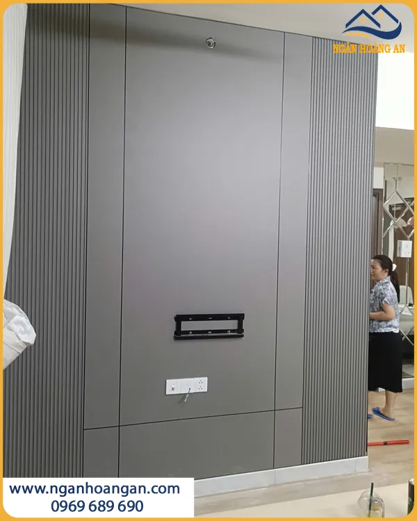 Ốp Tường Tấm Ốp Than Tre iWood SS-9 Dễ Vệ Sinh Hằng Ngày