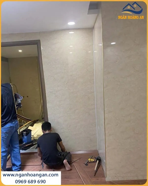 Ngân Hoàng An Là Đại Lý Thi Công Tấm PVC Giả Đá Kosmos Uy Tín TPHCM