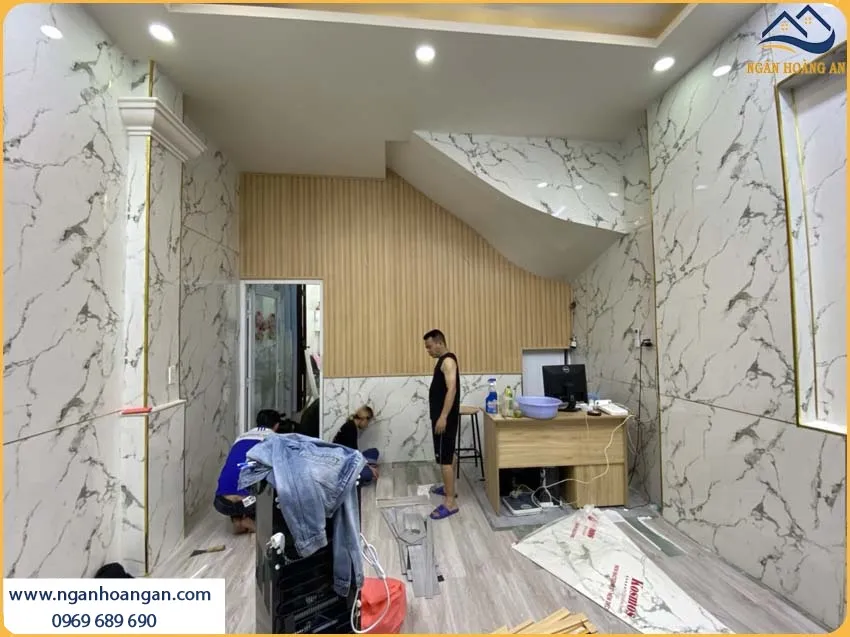 Phòng Khám Được Ốp Tường Bằng Tấm Nhựa PVC Giả Đá Đẹp Và Thu Hút Phòng Khám Được Ốp Tường Bằng Tấm Nhựa PVC Giả Đá Đẹp Và Thu Hút