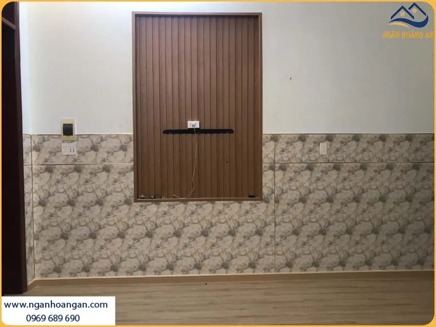 Thi Công Tấm PVC Giả Đá PVC3010 Kosmos Cho Phòng Khách