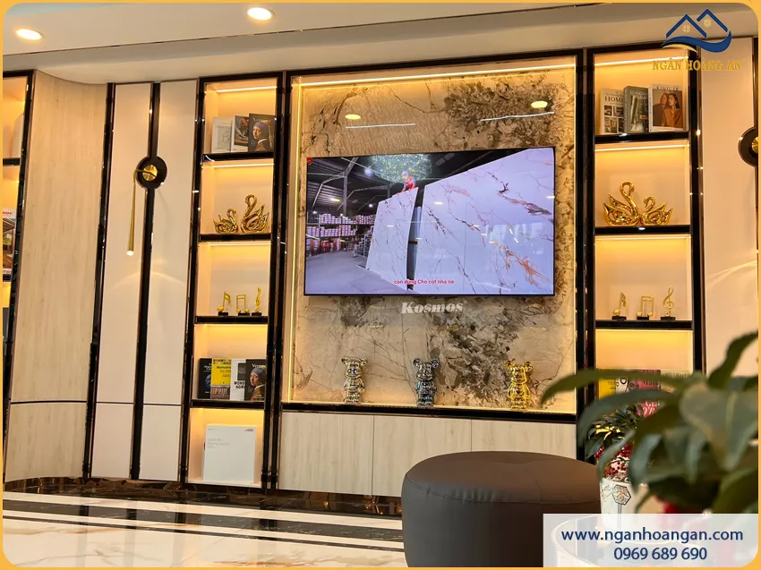 Ốp Tường Than Tre Cho Văn Phòng Hạn Chế Ẩm Mốc