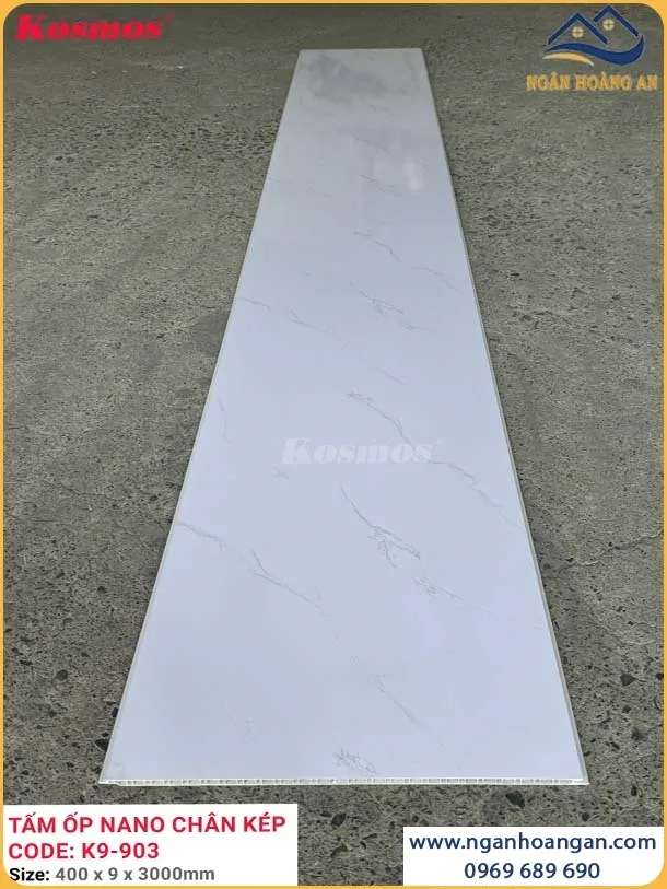 Ốp Tường Trần Nano Chân Kép Giả Vân Đá Kosmos K9-903