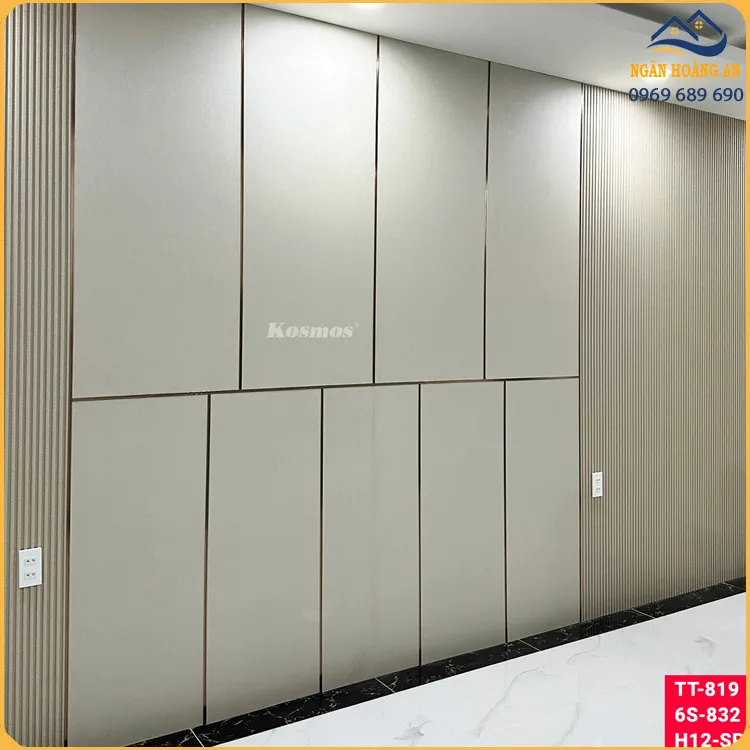 Ốp Tường Trang Trí Bằng Than Tre Chống Trầy Xước