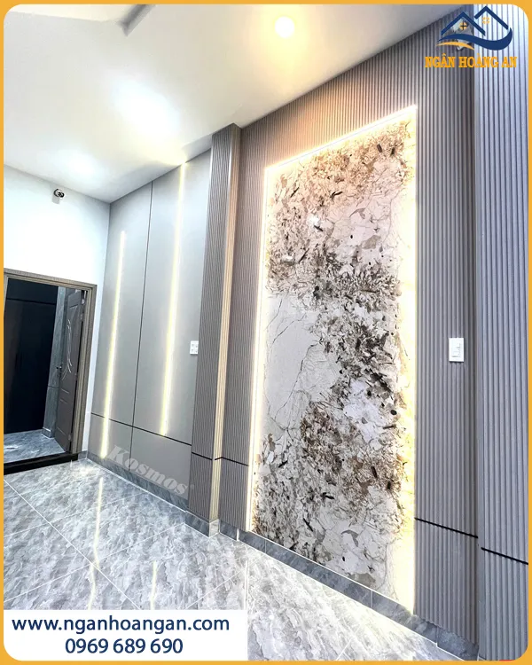 Ốp Tường Trang Trí Nhà Ở Bằng Than Tre Dễ Lau Chùi