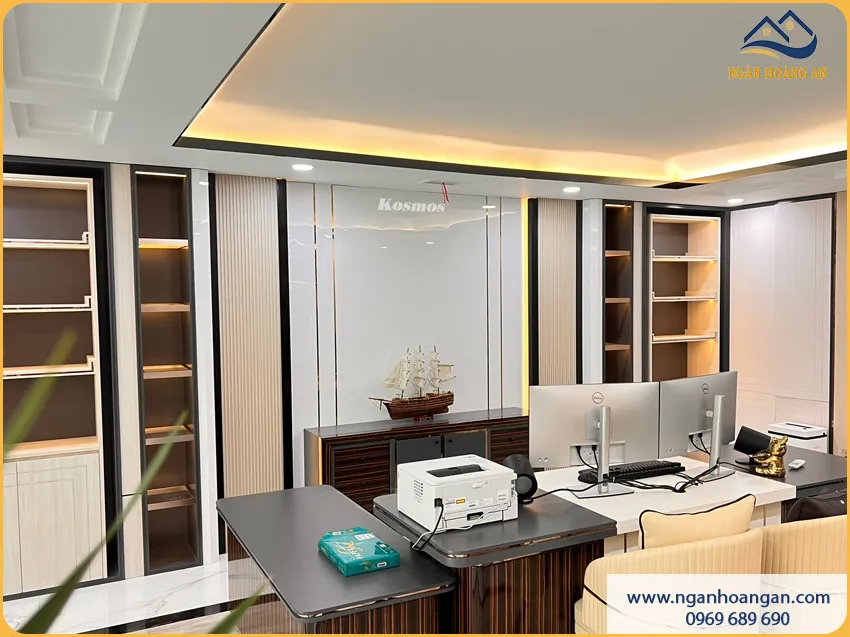 Ốp Tường Văn Phòng Bằng Than Tre Tăng Vẻ Đẹp Chuyên Nghiệp
