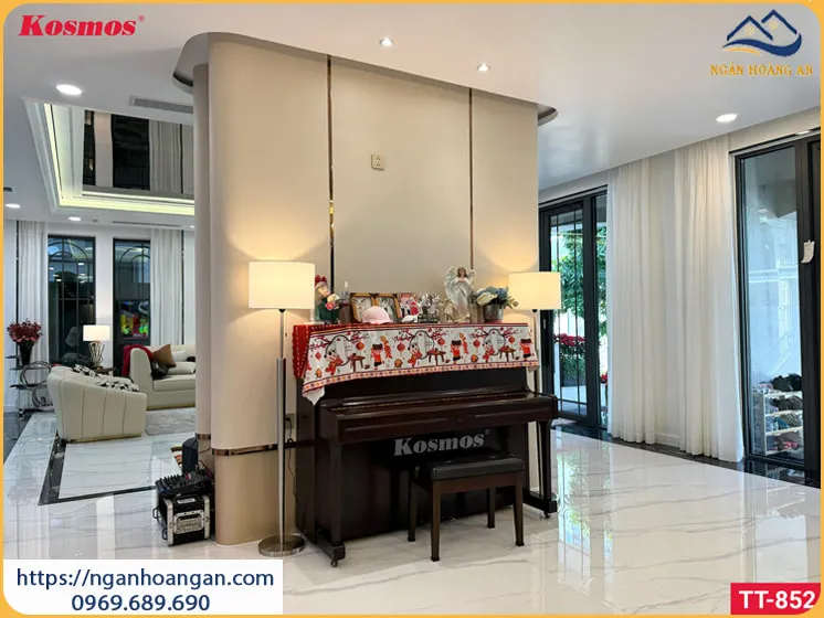 Tấm Ốp Sợi Than Tre Kosmos Vân Vải Tại Phường Bảy Hiền TPHCM