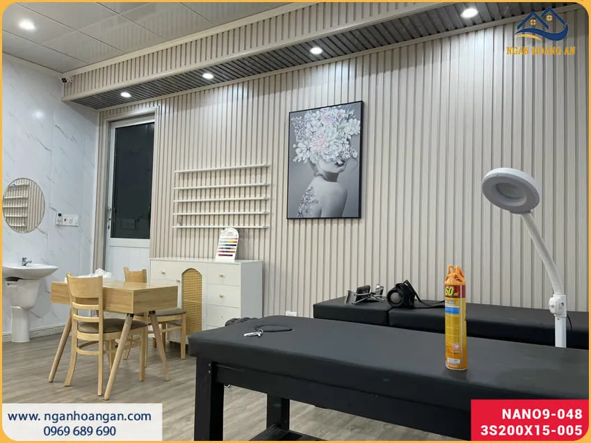 Ốp Vách Tường Bằng Tấm Lam Sóng Nhựa Độc Đáo