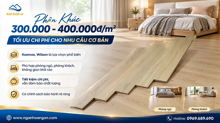 Phân Khúc 300.000 - 400.000đ/m²: Tối Ưu Chi Phí Cho Nhu Cầu Cơ Bản