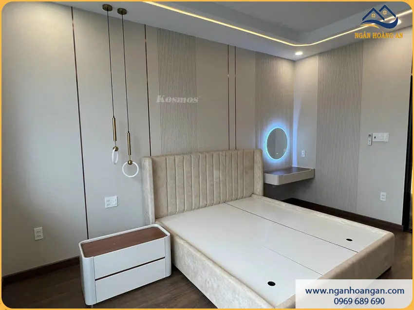 Phòng Ngủ Bằng Ốp Tường Than Tre Bền Bỉ Theo Thời Gian