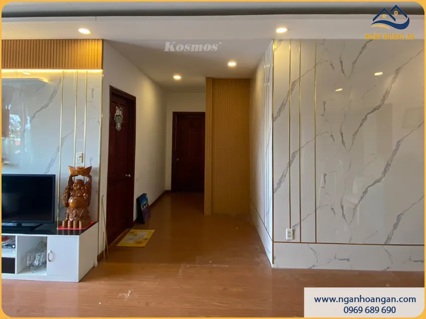 PVC Giả Đá Ốp Phòng Khách Đẹp, Tinh Tế