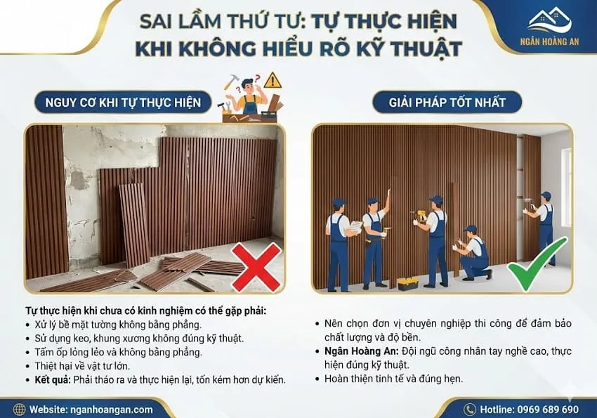 Sai Lầm 4: Tự Thực Hiện Khi Không Hiểu Rõ Kỹ Thuật