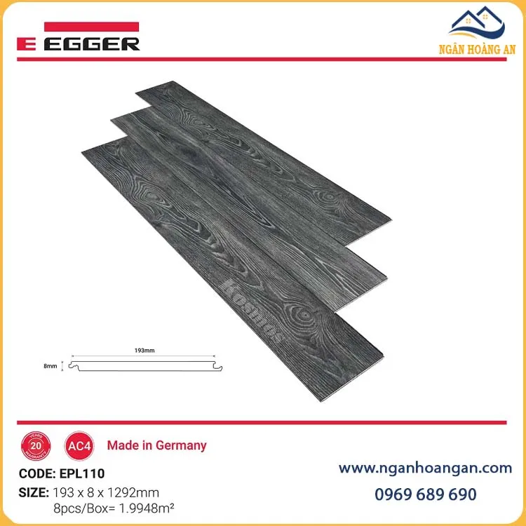 Ưu Điểm Của Sàn Gỗ Công Nghiệp Egger Pro 8mm EPL110