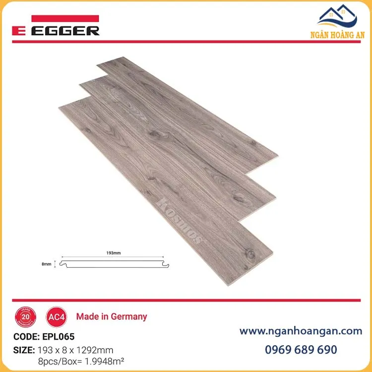 Sàn Gỗ Công Nghiệp Đức Egger Pro EPL065 8mm