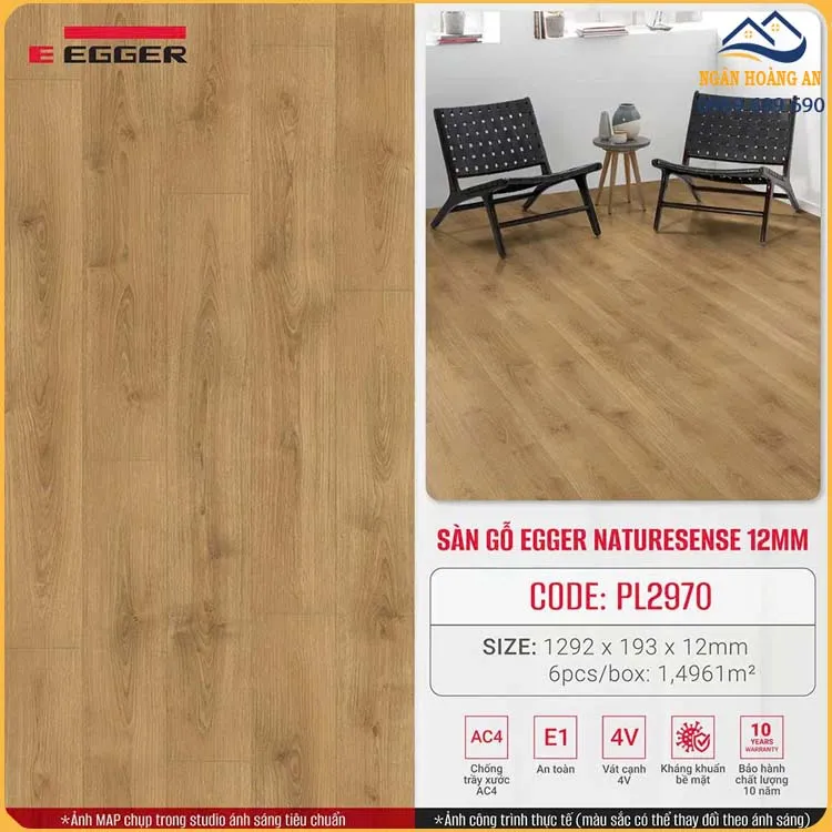 Ứng Dụng Của Sàn Gỗ Công Nghiệp Egger Classic PL2970 12mm