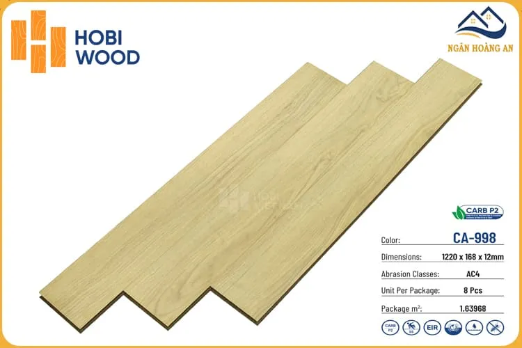 Sàn Gỗ Công Nghiệp Hobi Carb CA-998