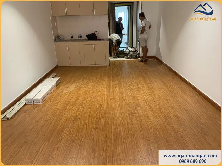 Sàn Gỗ Công Nghiệp Lát Nhà Bếp Dễ Bảo Dưỡng