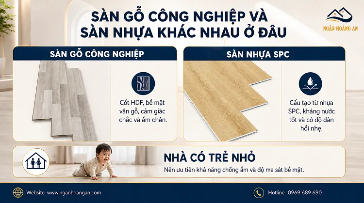 Sàn Gỗ Công Nghiệp Và Sàn Nhựa Khác Nhau Ở Đâu Sàn Gỗ Công Nghiệp Và Sàn Nhựa Khác Nhau Ở Đâu