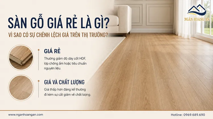 Sàn Gỗ Giá Rẻ Là Gì? Vì Sao Có Sự Chênh Lệch Giá Trên Thị Trường? Sàn Gỗ Giá Rẻ Là Gì? Vì Sao Có Sự Chênh Lệch Giá Trên Thị Trường?