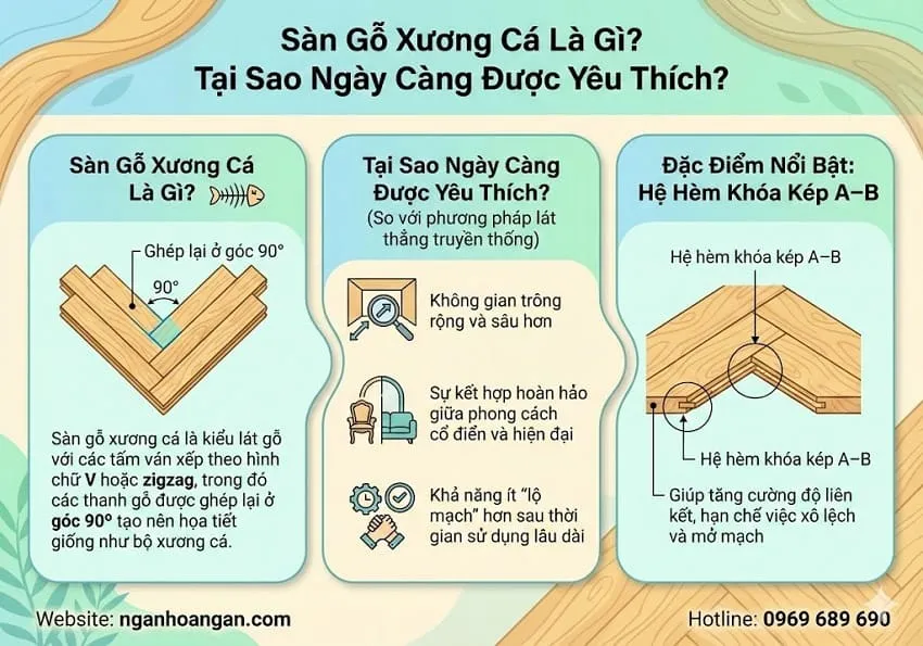 Sàn Gỗ Xương Cá Là Gì? Tại Sao Ngày Càng Được Yêu Thích?