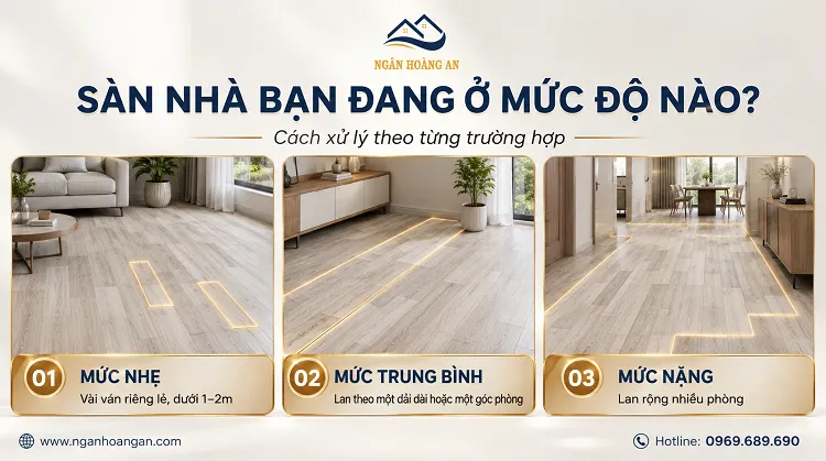 Sàn Nhà Bạn Đang Ở Mức Độ Nào? Cách Xử Lý Theo Từng Trường Hợp