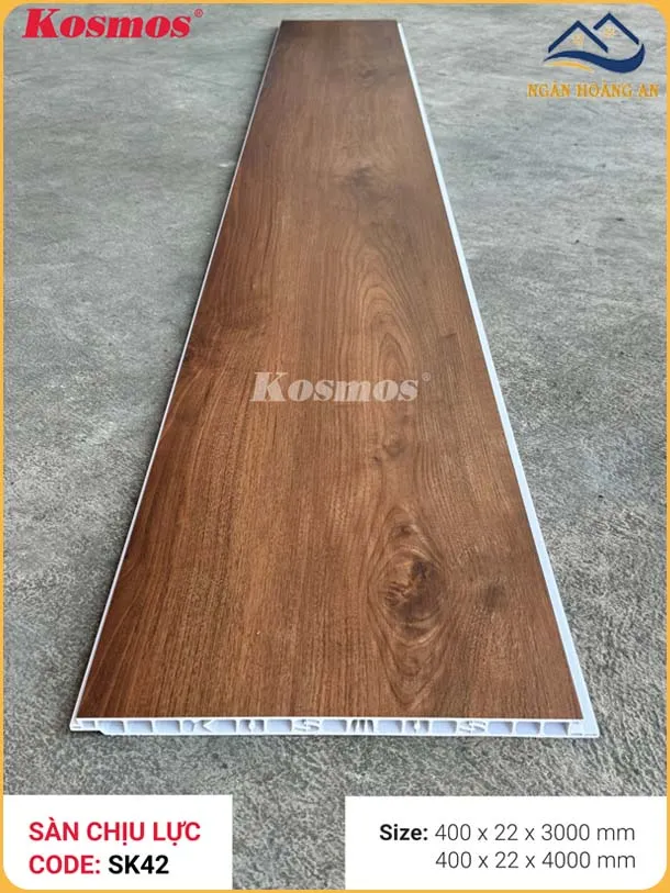 Sàn Nhựa Chịu Lực Giả Vân Gỗ Làm Gác Xép Kosmos SK42 Sàn Nhựa Chịu Lực Giả Vân Gỗ Làm Gác Xép Kosmos SK42