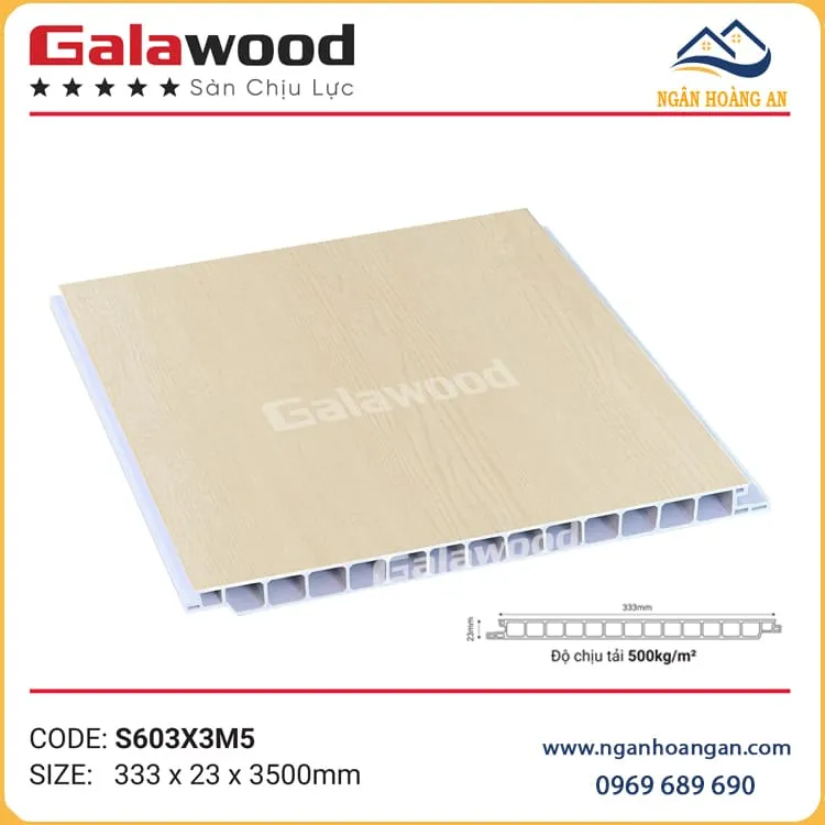 Sàn Nhựa Chịu Lực Làm Gác Xếp Galawood S603X3M5
