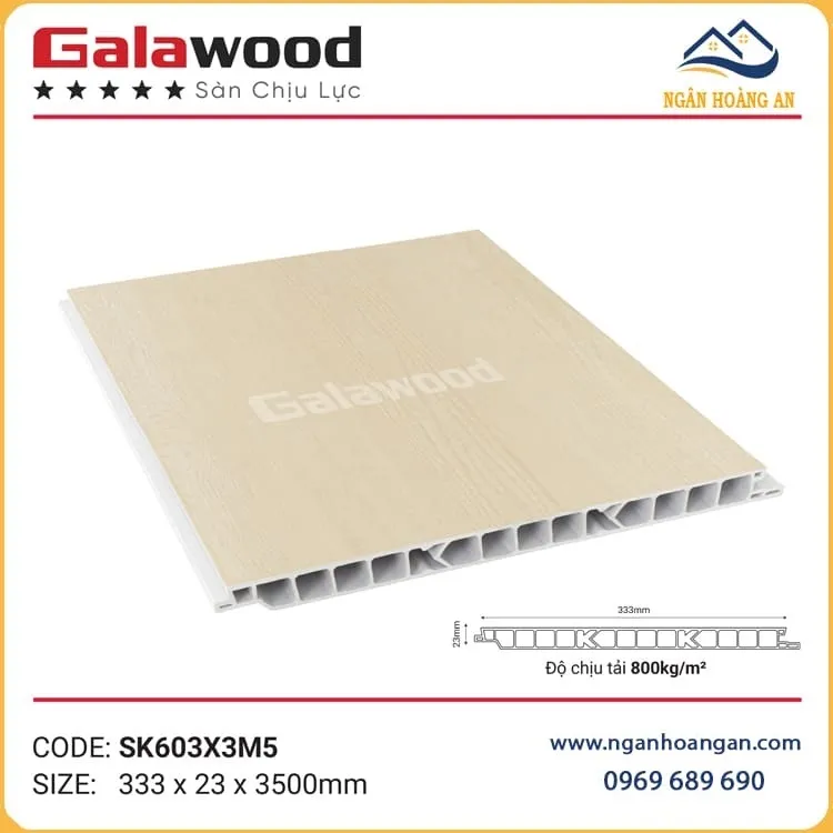Sàn Nhựa Chịu Lực Làm Gác Xếp Galawood S603X3M5