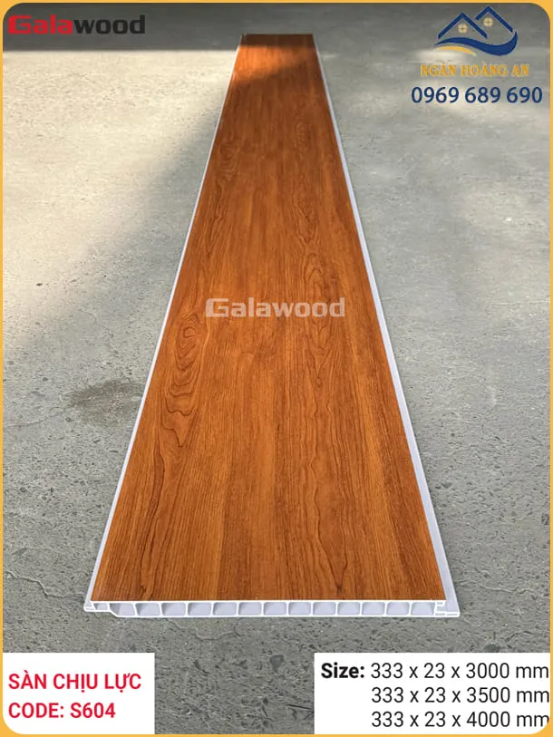 Sàn Nhựa Chịu Lực PVC Làm Gác Lửng Galawood S604