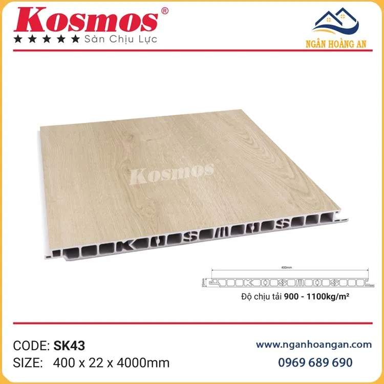 Sàn Nhựa Chịu Lực PVC Làm Gác Xép Kosmos SK43X4M