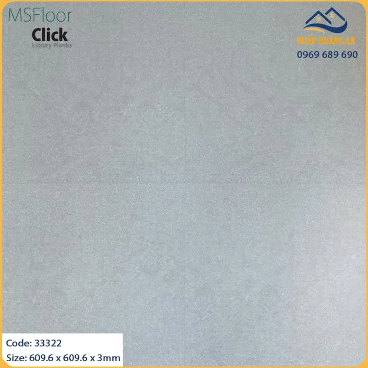 Sàn Nhựa Dán Keo Giả Xi Măng MsFloor 33322 Dày 3mm Sàn Nhựa Dán Keo Giả Xi Măng MsFloor 33322 Dày 3mm