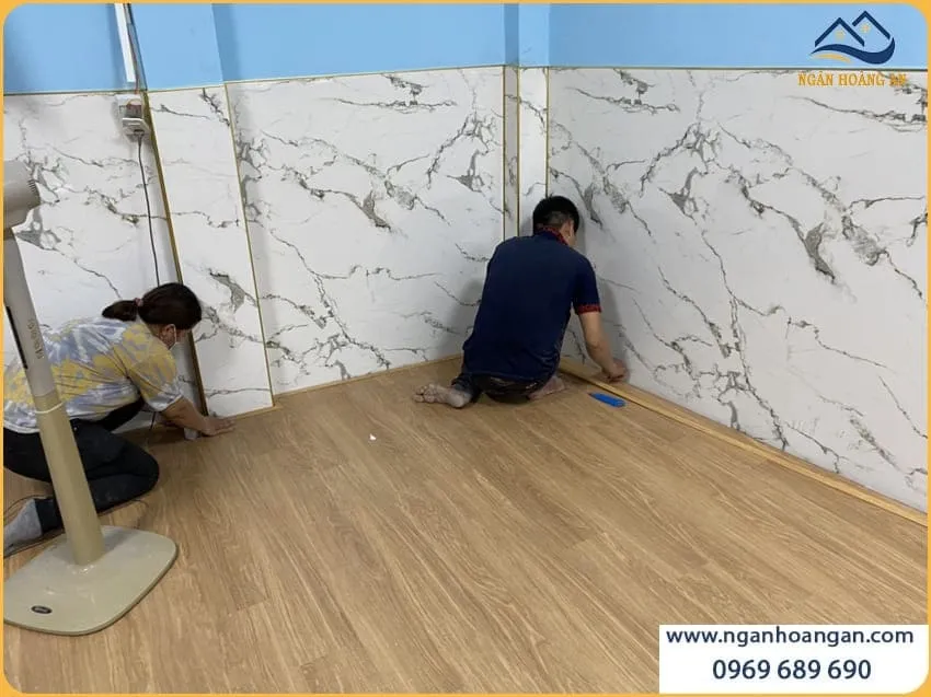 Sàn Nhựa Hèm Khoá Morser C600 Thi Công Thực Tế Lát Nhà Ở