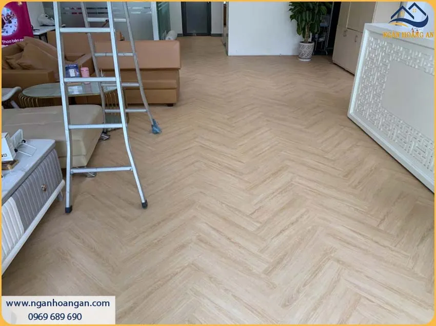 Tiệm Spa Được Lót Sàn Nhựa Xương Cá THFLoor HR9009 An Toàn Sức Khỏe Tiệm Spa Được Lót Sàn Nhựa Xương Cá THFLoor HR9009 An Toàn Sức Khỏe