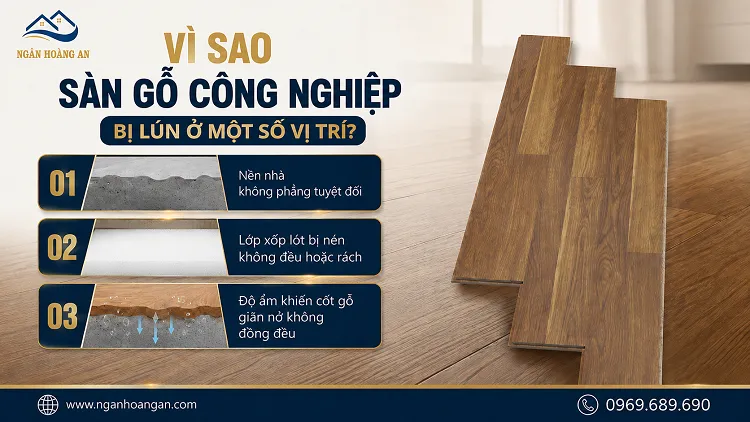 Vì Sao Sàn Gỗ Công Nghiệp Bị Lún Ở Một Số Vị Trí