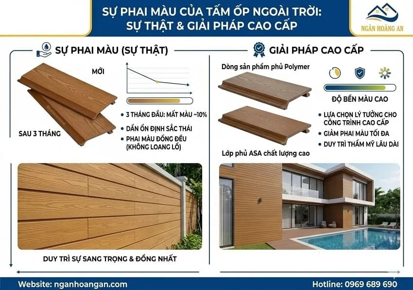 Sự Phai Màu Của Tấm Ốp Ngoài Trời