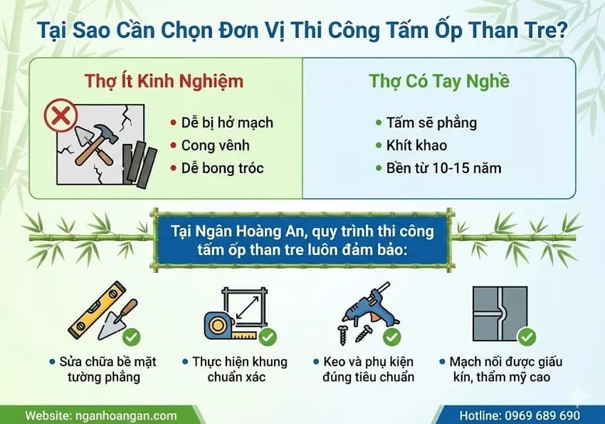 Tại Sao Cần Chọn Đơn Vị Thi Công Tấm Ốp Than Tre?