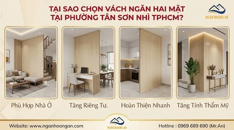 Tại Sao Chọn Vách Ngăn Hai Mặt Tại Phường Tân Sơn Nhì TPHCM?