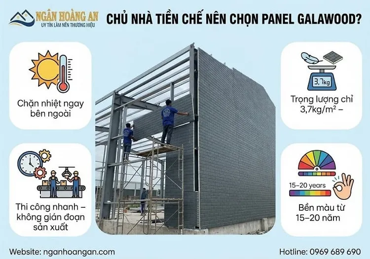 Tại Sao Chủ Nhà Tiền Chế Gò Vấp Lựa Chọn Panel Galawood?