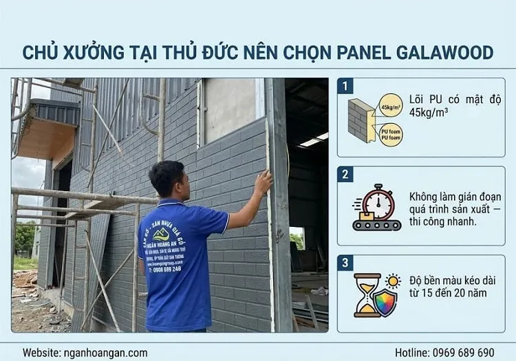 Tại Sao Chủ Xưởng Tại Thủ Đức Lựa Chọn Panel Galawood?