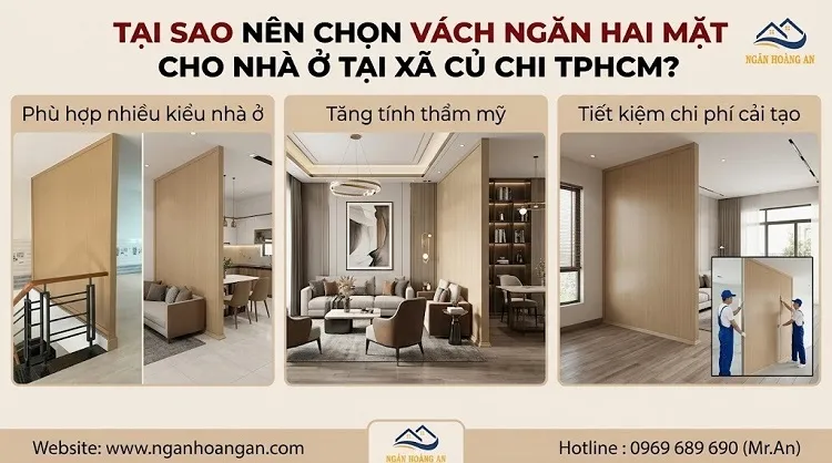 Tại Sao Nên Chọn Vách Ngăn Hai Mặt Cho Nhà Ở Tại Xã Củ Chi TPHCM?