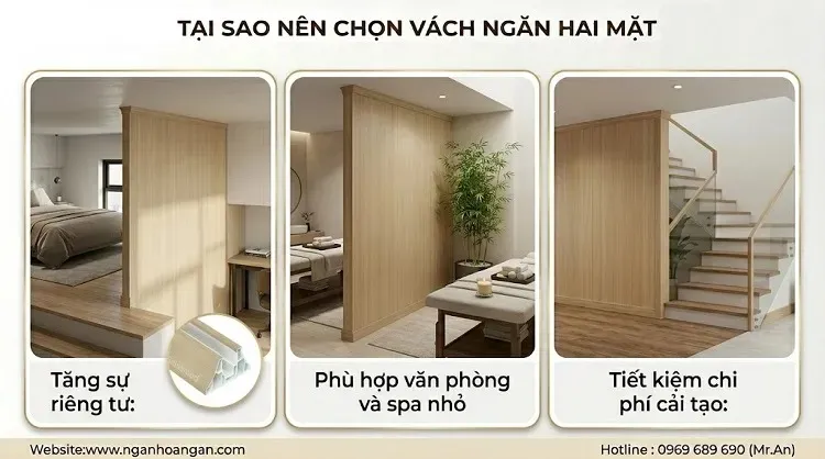 Tại Sao Nên Chọn Vách Ngăn Hai Mặt Tại Phường Bình Quới TPHCM